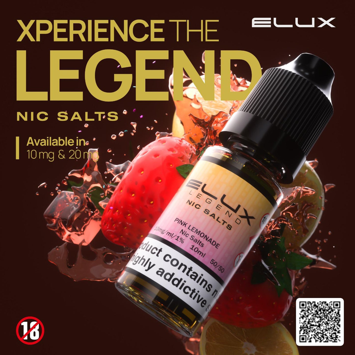 Elux Legend Nic Salts 10ml E-Liquids