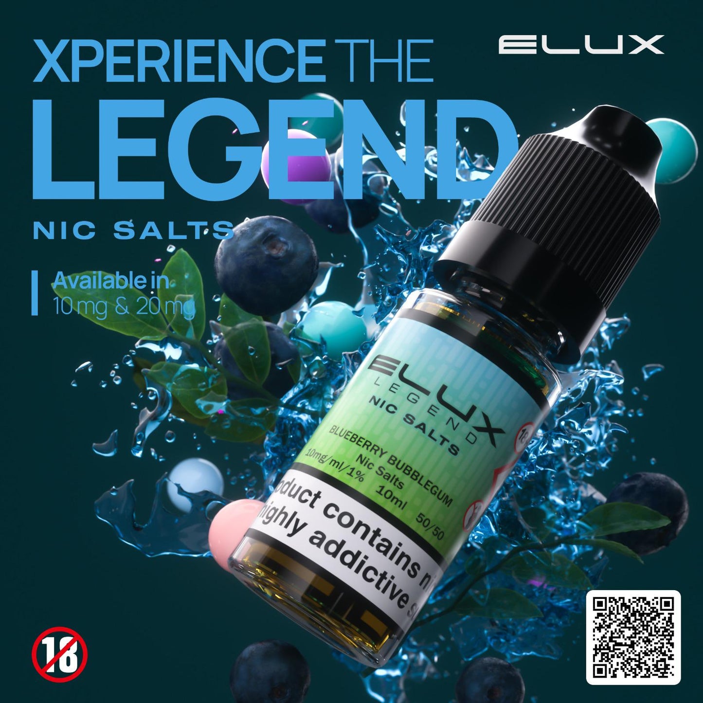 Elux Legend Nic Salts 10ml E-Liquids